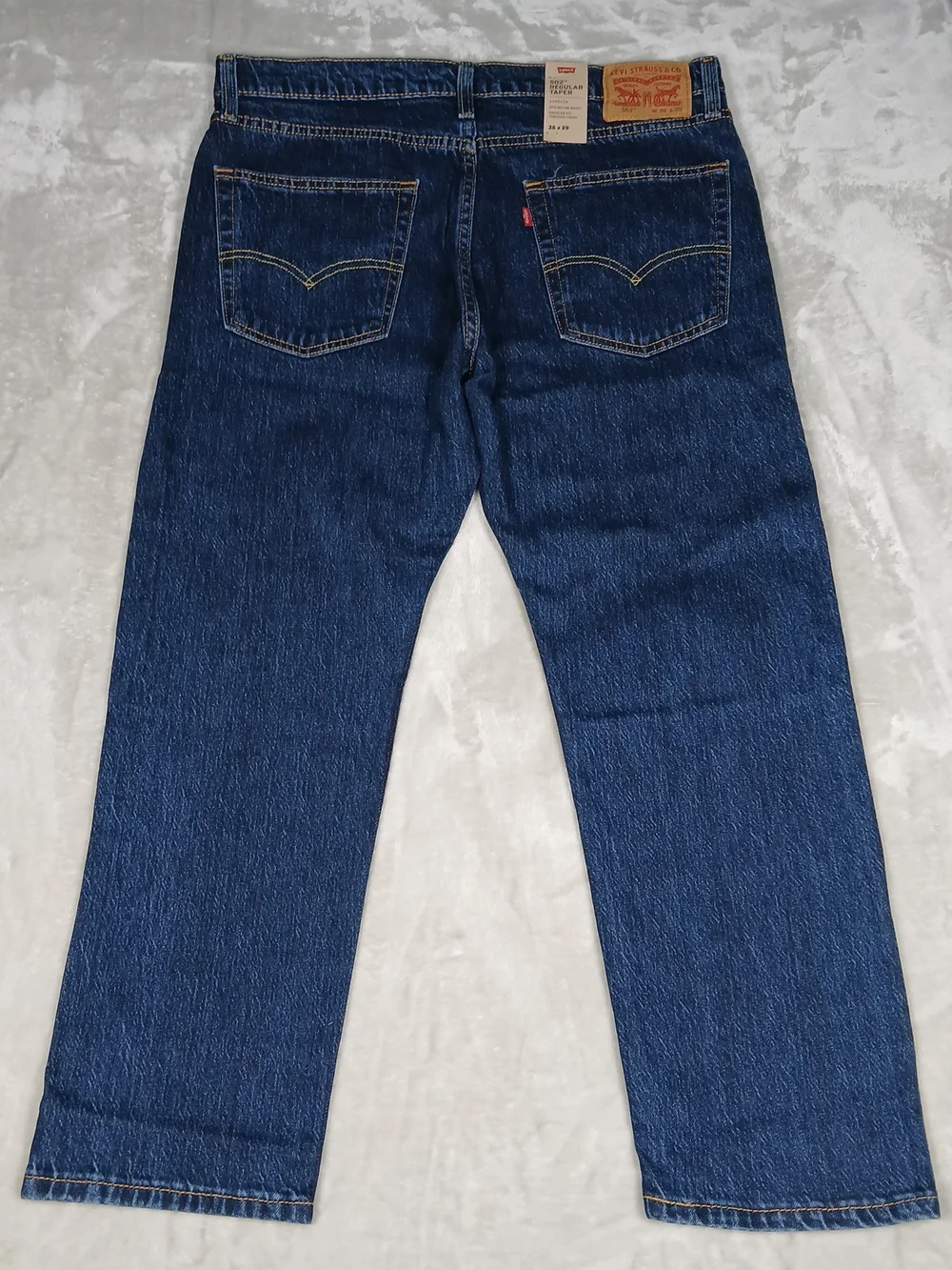 Levi's 502 Regular Taper Jeans 36x29 Men's Dark Wash NWT New